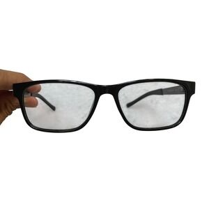 Randolph Keesler Eyeglasses Mens Black Gunmetal Temples Japan 55-15-145